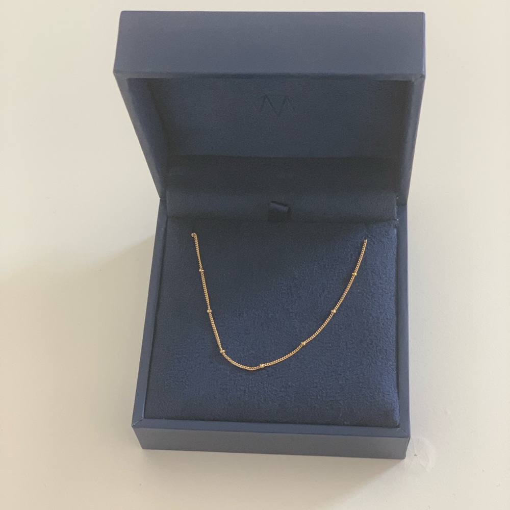 Missoma Gold Extra Long Bobble Chain Necklace